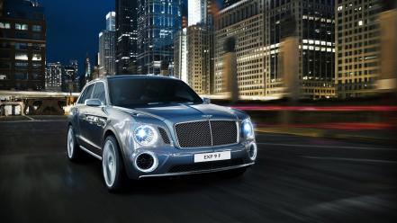 Cars bentley roads concept art wallpaper