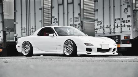 Cars cargo aircrafts mazda rx7 wallpaper