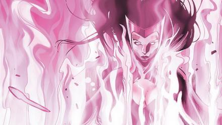 Comics marvel scarlet witch avengers wallpaper