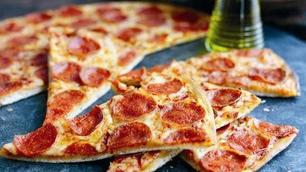 Food pizza cheese pepperoni wallpaper