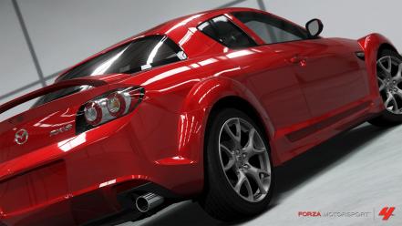 Mazda rx-8 red cars forza motorsport 4 wallpaper