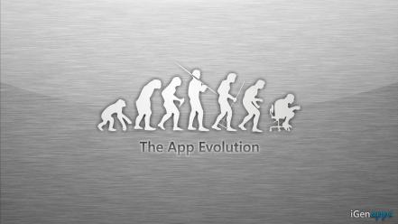 Men human evolution wallpaper