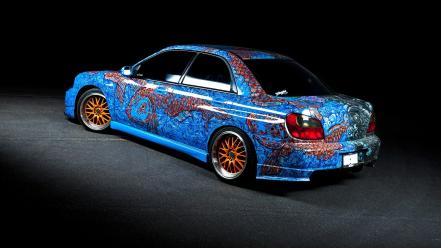 Subaru art car jdm wallpaper