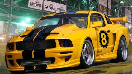 Cars tuning ford mustang 3d wallpaper