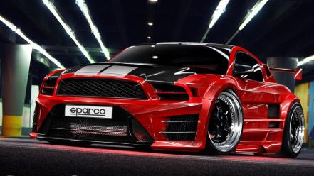 Cars tuning ford mustang 3d shelby gt500 wallpaper