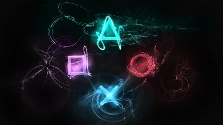 Console playstation buttons wallpaper