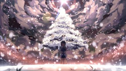 Girls snowing sword art online sachi (sao) wallpaper