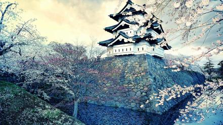 Japan castles hirosaki castle wallpaper