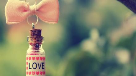 Love bottles message in a bottle wallpaper