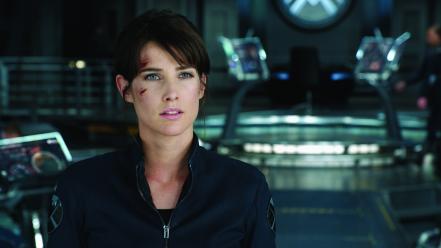 Smulders maria hill the avengers (movie) s.h.i.e.l.d. wallpaper