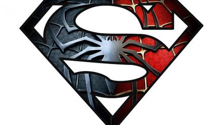 Spider-man superman logo wallpaper
