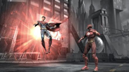 Superman flash comic hero wallpaper