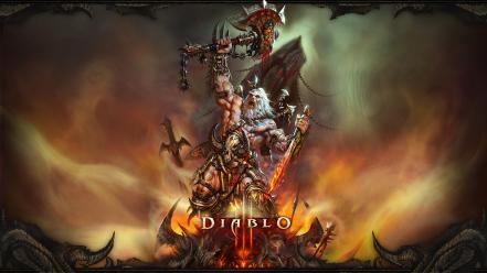 Video games barbarian diablo iii wallpaper