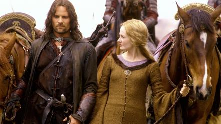 Viggo mortensen eowyn two towers miranda otto wallpaper