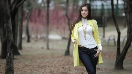 Women models asians korean choi yu jung wallpaper