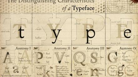 Anatomy typography font alphabet drawings diagram typefaces wallpaper