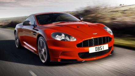 Cars roads red aston martin dbs wallpaper