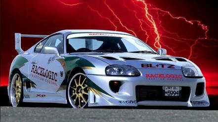 Cars tuning toyota supra 3d wallpaper