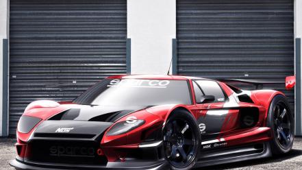 Cars tuning track ford gt 3d wallpaper