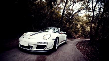 Nature forest porsche cars 911 gt3 rs 4.0 wallpaper