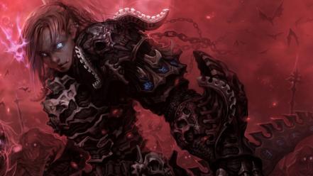 World of warcraft blizzard entertainment death knight wallpaper