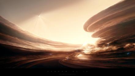 Abstract landscapes apocalyptic greg martin wallpaper