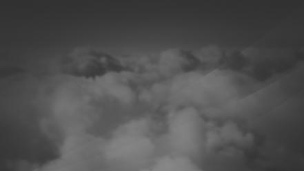 Clouds gray wallpaper