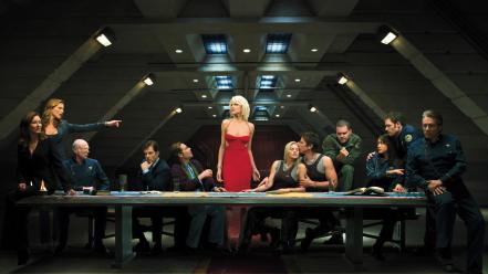 Galactica the last supper cylon tv series wallpaper