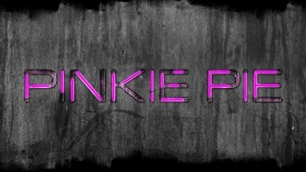 Grunge techno typography my little pony pinkie pie wallpaper