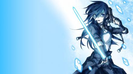 Kazuto kirito photon sword gun gale online wallpaper