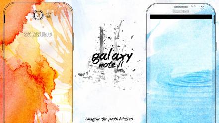 Nature multicolor technology samsung watercolor simple galaxy note wallpaper
