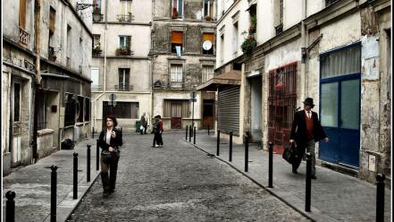 Paris streets france people james lapett wallpaper