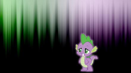 Pony glow spike pony: friendship is magic wallpaper