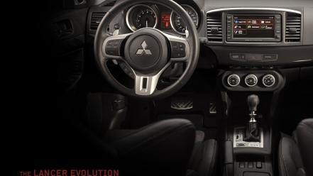 Cars mitsubishi lancer evolution car interiors x wallpaper