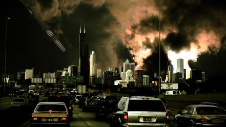 Chicago apocalypse apocalyptic wallpaper