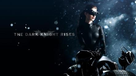Hathaway catwoman batman the dark knight rises wallpaper