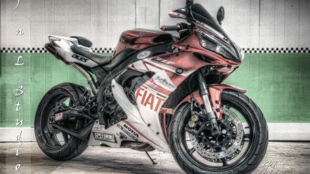 Hdr photography motorbikes yamaha r1 races speed wallpaper