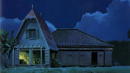 Houses my neighbour totoro wallpaper