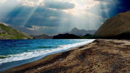 Landscapes nature beach wallpaper