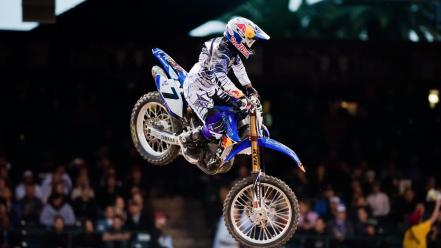 Motocross james stewart jump ama supercross js7 wallpaper