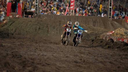 Motorbikes racing james stewart supercross ama js7 wallpaper