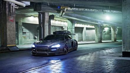 Night parking audi r8 speedhunters.com jon olsson carbon wallpaper