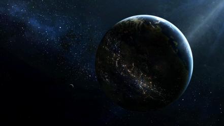 Planets science fiction wallpaper