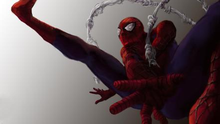 Spider-man superheroes artwork marvel comics simple background wallpaper