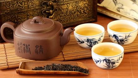 Tea chinese asia green wallpaper