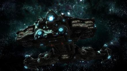 Video games starcraft pc spacescape science fiction ii wallpaper
