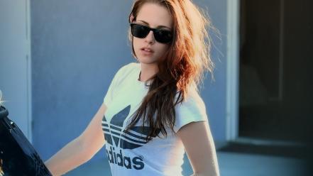 Women kristen stewart actress adidas celebrity sunglasses sunlight wallpaper