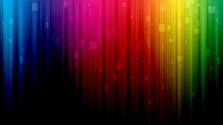 Abstract multicolor spectrum rainbows digital art lines colors wallpaper