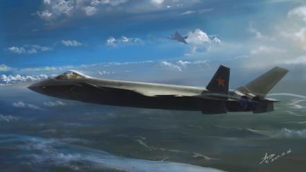 Aircraft china j-20 wallpaper