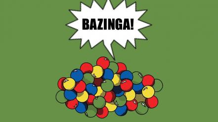 Balls the big bang theory (tv serie) bazinga wallpaper